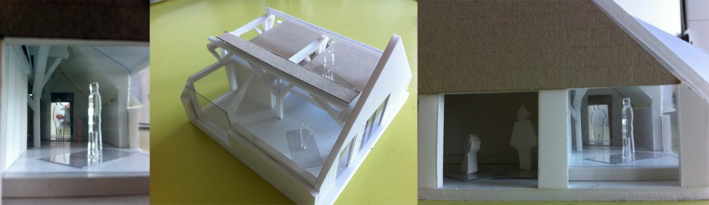 fysieke maquette ontwerp verbouwing atelier