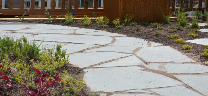 Christina Fuchs Architect English roof garden path