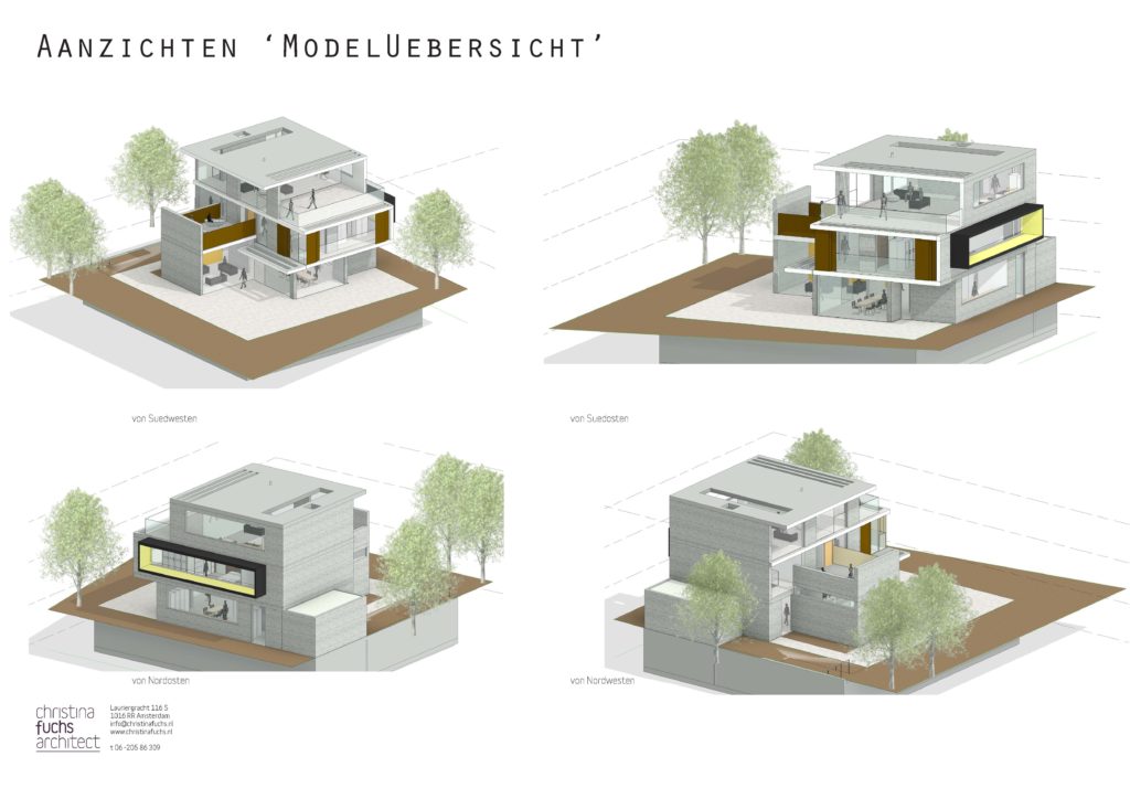 christina fuchs architect schetsontwerp woonhuis